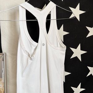 White Lululemon Tank